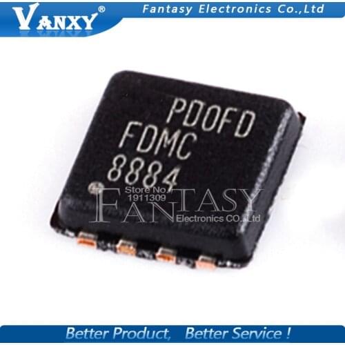 5pcs FDMC8884 QFN-8 FDMC 8884 QFN MOSFET
