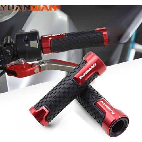 For SUZUKI BURGMAN 650 400 125 200 AN650 AN400 AN125 AN200 Burgman 650 ABS Motorcycle handlebar grip handle bar grips Motorbike