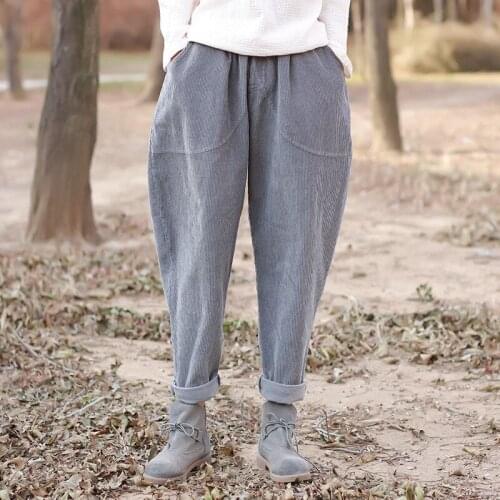 DTYNZ Women's Corduroy Trousers