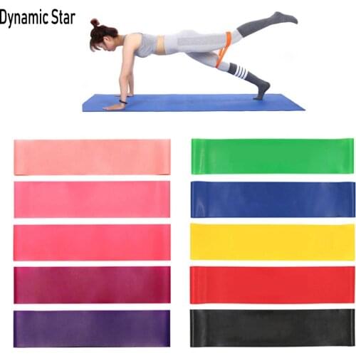 Fitness Resistance Bands Gym Training Elastic Rubber Band Yoga Strength Stretching Pilates Sport Crossfit Workout Equipment