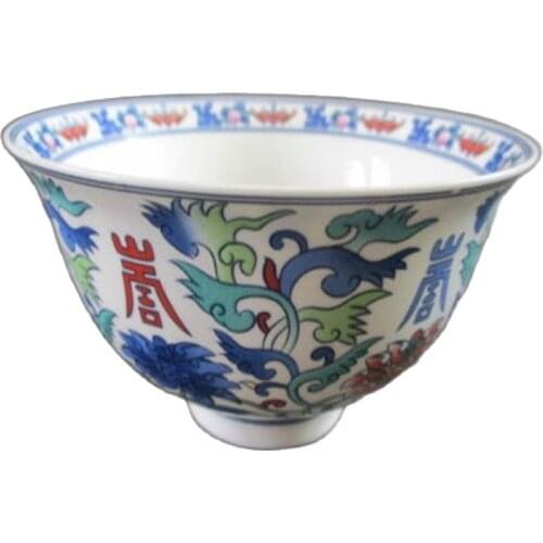 Painted porcelain bowl in Jingdezhen, the modern home decoration crafts, gifts to friends and family