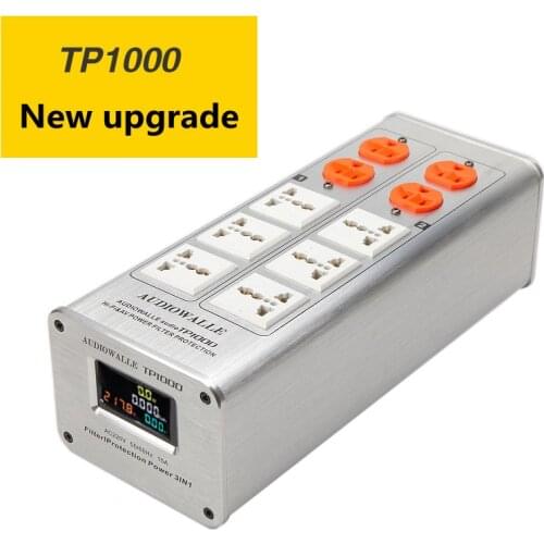 TP1000 New High-End Audio Noise Filter/3000W AC Power Conditioner/ Power Filter/Power Purifier LED voltage display