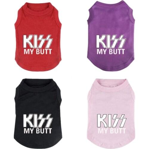 Pet tshirt vest dog summer clothes Puppy Pets Dogs Cotton t shirt pug french bulldog Costume Clothes for Small Dogs