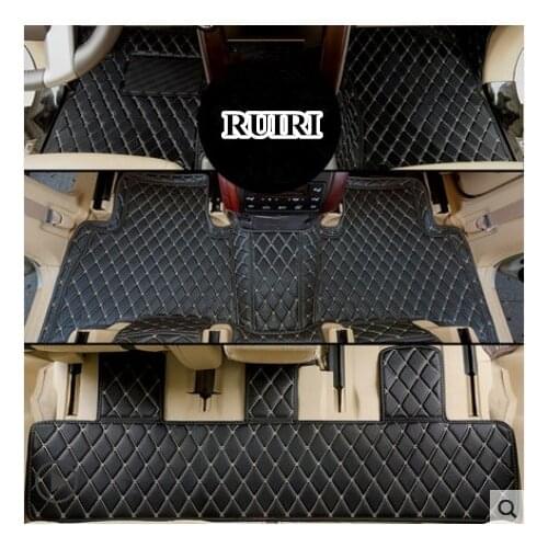 Good quality! Custom special car floor mats for Toyota 4 Runner 7 seats 2019-2010 waterproof durable carpets for 4Runner 2018