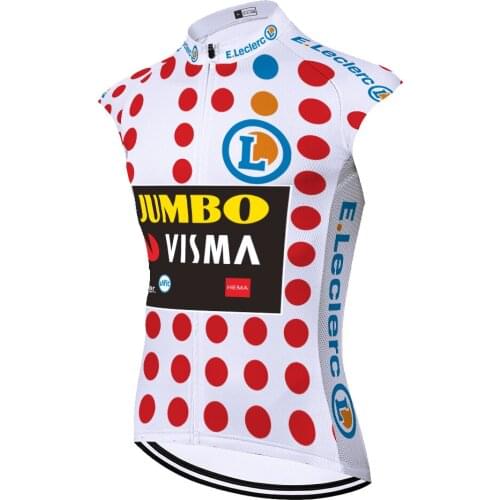 2021 JUMBO VISMA sleeveless Mallots Maglia Ropa Retro Maillot Jersey Bicicleta Mallot Hombre Verano Ciclismo Masculino Camiseta
