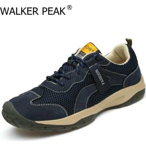Big Size 38-46 Brand Mesh Casual Shoes Men Breathable Loafers Mens Platform Shoes Male Walking Footwear Fashion Walkerpeak