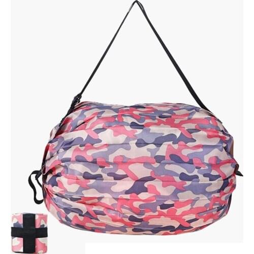 Reusable Shopping Bag Foldable Eco Grocery Bags Tote Bolsos Para Mujer Nylon Sacoche Bandouliere Portable Folding Shopper Sac