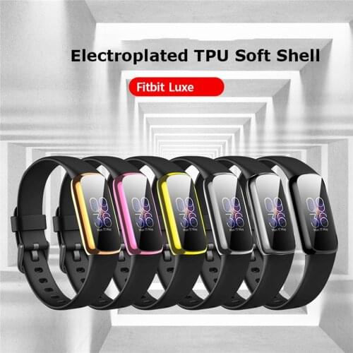 Soft Shell Protective All-Inclusive TPU Case Spare Part For Fitbit Luxe Bracelet Watch