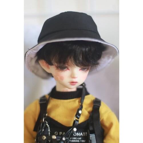 BJD doll wig suitable for 1-3 1-4 1-6 size curly hair milk silk mens short hair fake hair doll accessories