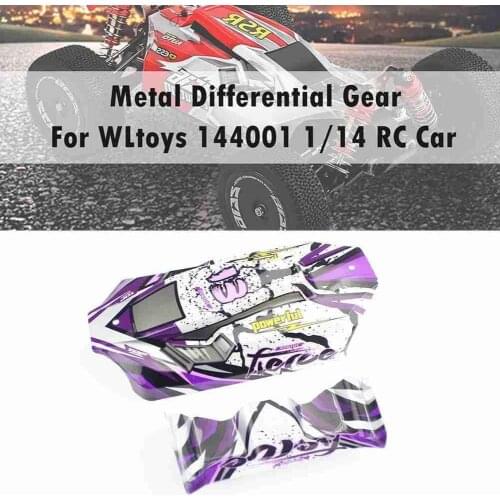 Plastic RC Car Body Shell Tail Shell for WLtoys 1:12 124019 RC Car Accessories 124019-1836 Purple