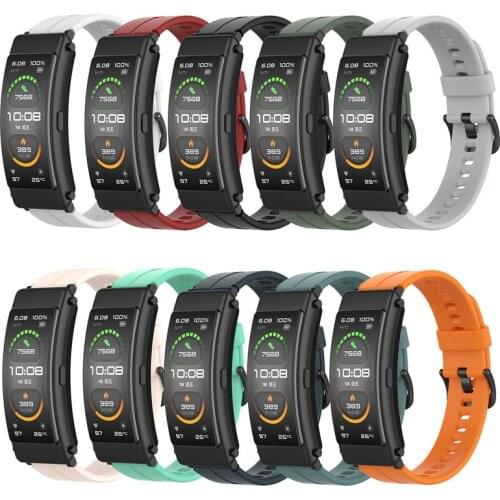 16mm Silicone Strap for HUAWEI TalkBand B6 B3 Talk Band B6 Watchband Bracelet Sport Replacement Wristband Childrens Smart Watch