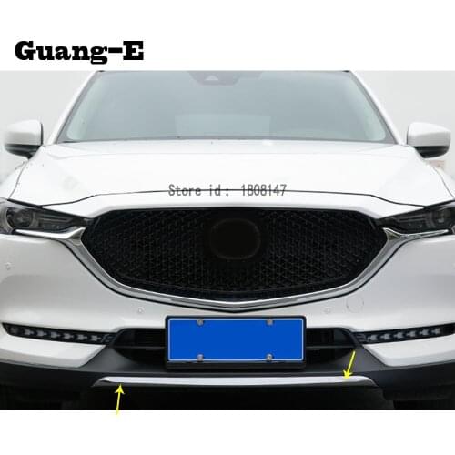 Car Bumper Engine Stainless Steel Trim Front Bottom Racing Grid Grill Grille For Mazda CX-5 CX5 2nd Gen 2017 2018 2019 2020