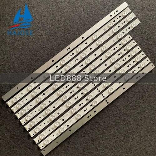 10PCS/KIT LED Backlight Strip LED48D7-ZC14-01 LED48D8-ZC14-01 For Hai er LE48MF7000 LE48F3000W LE48M50S LE48M33S LD48U3300