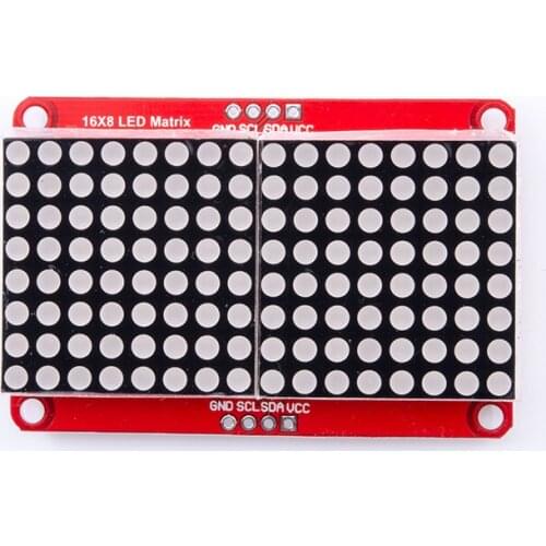 LED Dot Matrix Led Display HT16K33 Matrix 16x8led Screen
