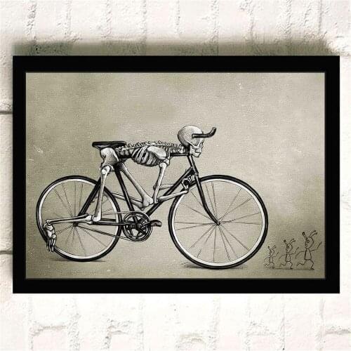 Vintage bicycle car and motorcycle poster prints on canvas nostalgic canvas oil painting cuadros decoracion salon wall art