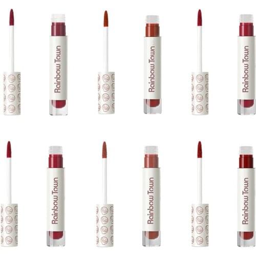 6 Color Mirror Liquid Lipstick Velvet Matte Air Lip Glaze Moisturizing Lip Gloss Glossy Waterproof Long-lasting Makeup Cosmetic