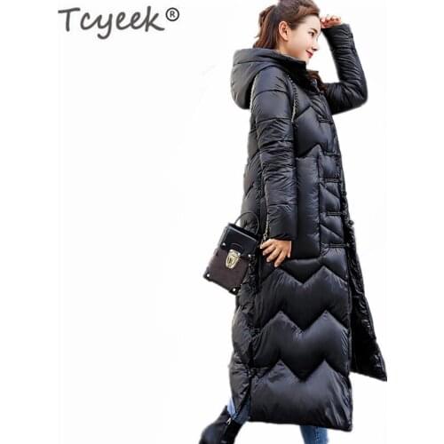 Winter Jacket Women New Ladies Parkas X-Long Thick Down Cotton Padded Coat Female Hooded Tops Chaqueta Mujer LWL913