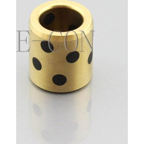 1PCS JDB Oilless Graphite Lubricating Brass Bearing Bushing Sleeve 14x20x15mm
