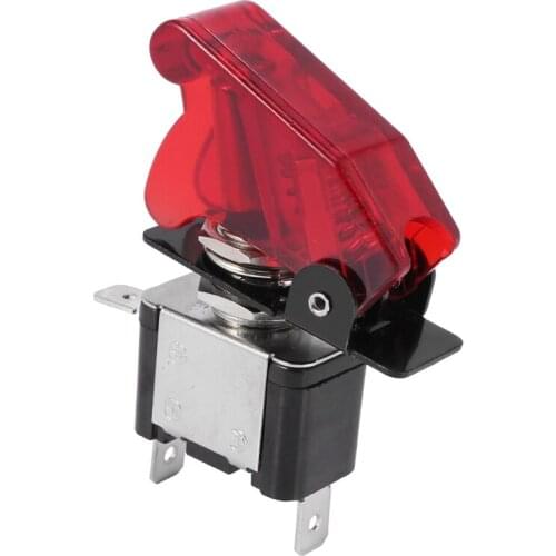 12V 20A Car Truck Cover LED Light SPST Toggle Rocker Switch Control On/Off 2Pins