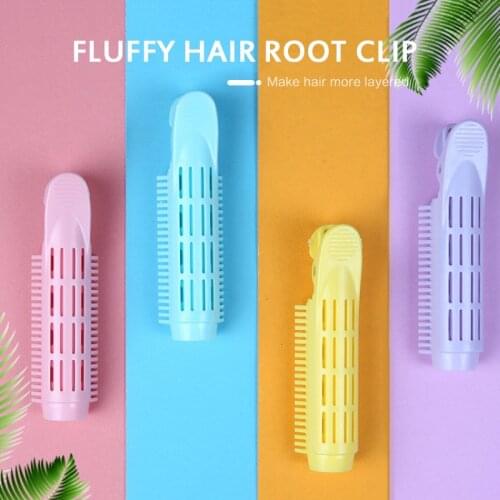2PCS Hairpin Curling Iron Bangs Hair Root Fluffy Clip Styling Rollers Does Not Hurt Hair Modeling Tools