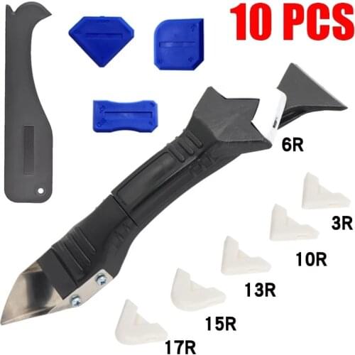 3in1 Silicone Remover Sealant Smooth Scraper Caulk Finisher Grout Kit Tools Floor Mould Removal Kitchen Gadgets Hand ToolForHome