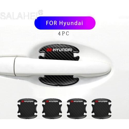 4Pcs/Set Anti Scratch Car Handle Protection Film Sticker For Hyundai Sonata IX35 I20 I30 Elantra Accent Genesis Tiburon Tucson