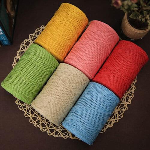 500g/roll Hand Knitting Yarn Raffia Straw Rope Soft Crocheting Yarn Yarn for Handmade Summer Hat Material Supplier