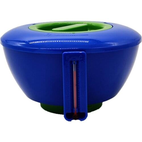 7" Swimming Pool Floating Chlorine Dispenser with Automatic Thermometer