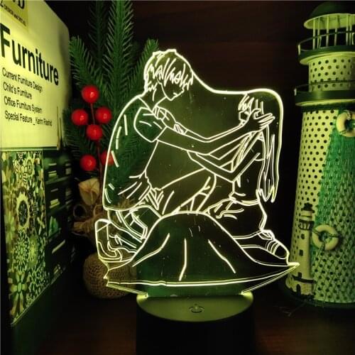 Acrylic Table Lamp 3D Lights Anime Fruits Basket LED Night Light Bedroom Decor Kids Lampe Home Decoration Luminaria Lampara Gift