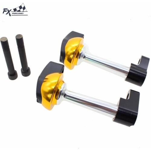 FXCNC Aluminum Motorcycles Frame Sliders Crash Pad Cover Falling Protector Protective Guard For KAWASAKI Z1000 2010 - 2012