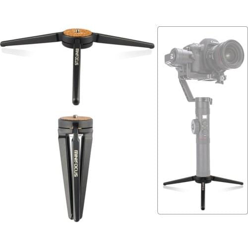 Aluminum Mini Table Tripod Leg for Zhiyun Smooth 4 3 Q Crane 2 Weebill for Dji Ronin s Osmo mobile 2 Gimbal Smartphones Cameras