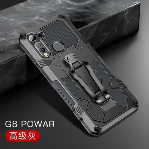 Armor Case For Motorola Moto G8 Power Cases Shockproof Belt Clip Holster Cover For Moto G8 Power Lite Phone Case Moto G8 Plus