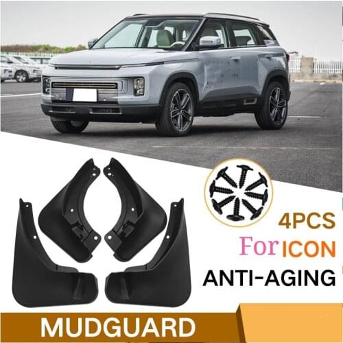 Auto Mudguard For Geely icon 2020 High-quality Mudguard Anti-splash, Anti-fouling, Body Protection, Car Accessories