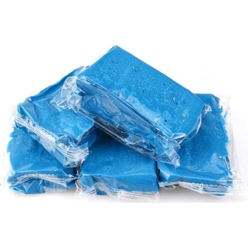 5PCS/BOX Car Washing Magic Clean Mud 3-M 180g Blue Clay Bar Magic Remove Sludge Car Detailing Brush Wash Cleaner Car Care Tools
