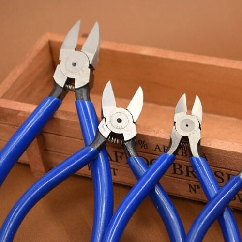 Diagonal pliers Needle nose pliers Flat nose pliers Toothless pliers cutting pliers blue red cutting pliers nozzle pliers