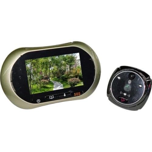 GSM SOS function 3.5" LCD Door Peephole Camera Viewer Photo and Video Recording Door Camera viewer peephole video doorbell