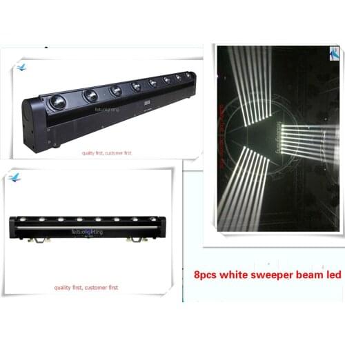 E-10pcs High power Led bar strip beam moving head 8*10w LumiEngin white LED sharpy beam dj stage light