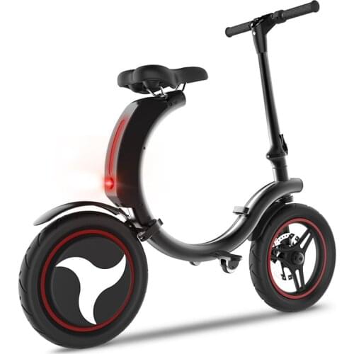 Smart Folding Electric Bike 14inch Mini Electric Bicycle city EBike 350W Powerful E-Bike with LED headlight