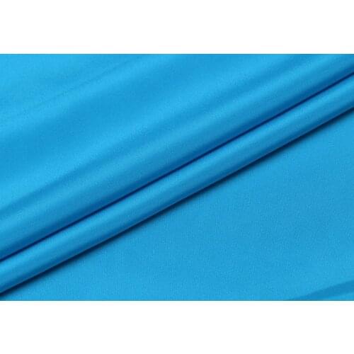 Howmay 100% pure silk fabric crepe de chine 30m/m 45" 130gsm 114cm CDC Pearlecent Aqua 17# for sewing dress or DIY handmade