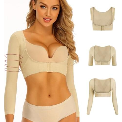 Women Arms Shaper Slimming Body Shaper Shoulder Underwear Back Posture Corrector Chest Lifter Humpback Prevent Corset