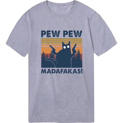 Summer Pew Madafakas Mens T Shirts Fashion Plus Size Tshirts Funny Clothing Tees Tops Male Outdoor Vintage Homme Camiaetas