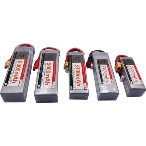 5s 18.5v RC Lipo Battery 6000 2200 2600 3300 5000mAh Lithium Ion Polymer Battery For Car Plane Boat Truck Tank Drone Helicopter