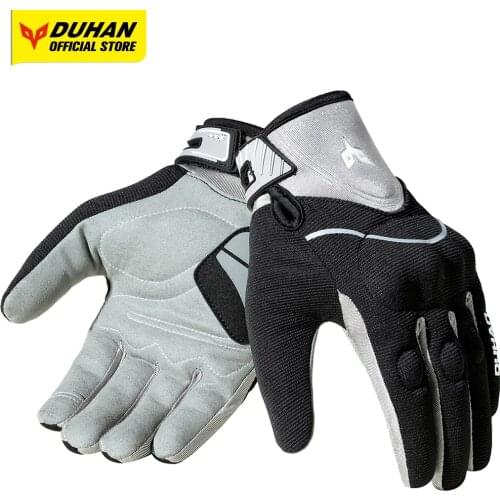 DUHAN Motorcycle Gloves Touch Screen Moto Gloves Motocross Summer Breathable Racing Riding Motorbike Gloves Guantes Moto