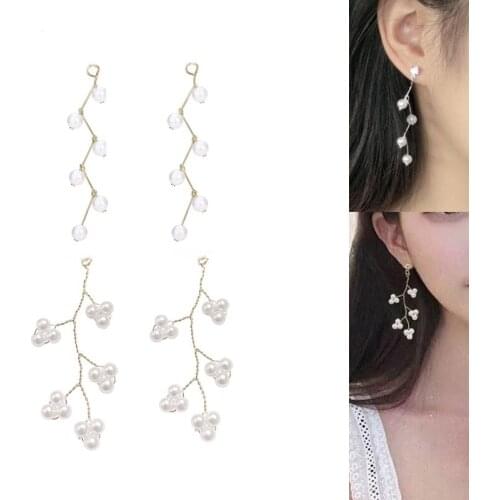 2020New 60Pcs Pearl Branches alloy button for DIY Jewelry earring or necklace Pendants accessories BY17-BY68