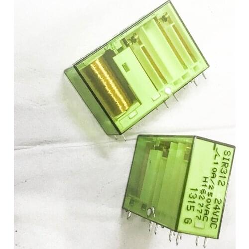 New 1PCS/LOT SIR312 24VDC SIR312-24VDC 24V DC24V 24VDC 10A 250VAC 10PIN