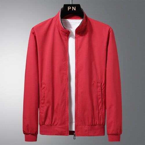 New Mens Spring Autumn Casual Solid Jackets Male Streetwear Slim Fit Zipper Pilot Coat Men Clothing Bomber Jacket Plus Size 3XL