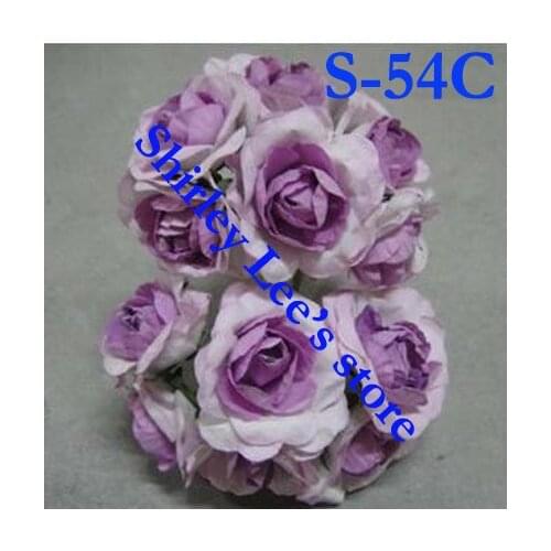 Wholesale--144 bunches=864pcs SMALL paper rose ,craft supplies, for scrapbook ,card making(Free Shipping by Express)