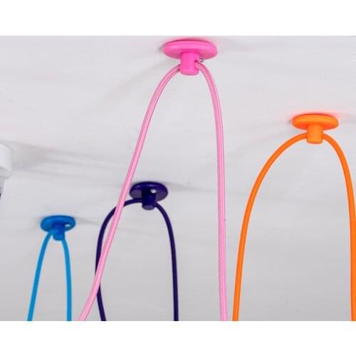 DIY Chanderliers Lamp Bases Hooks Ceiling Rose Base Hook Plate Holder Fitting Pendant Lights Power Cord Hook Fixing Accessories