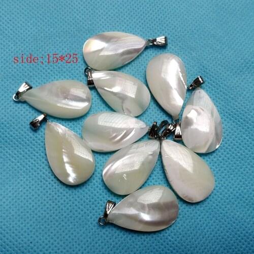 Wholesale natural pendant abalone shell pendant water drop pendant lively Hippocampus pendants