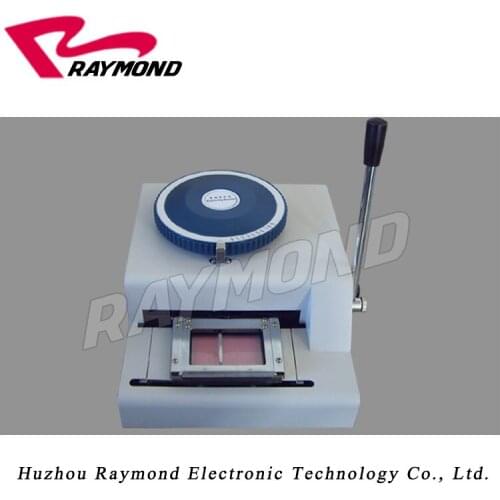 Manual PVC Card Making Machine with Concave Function,0-9 figure 10 characters indent machine